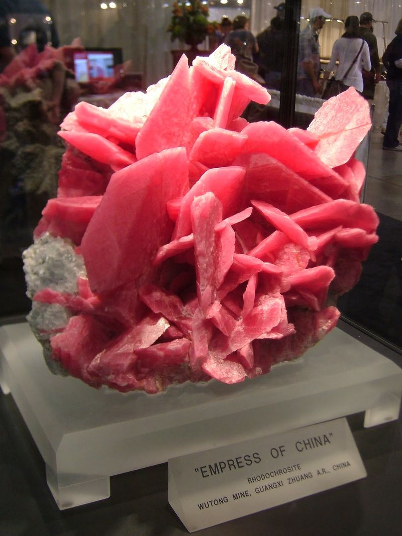 Million Dollar Rhodochrosites at Tucson