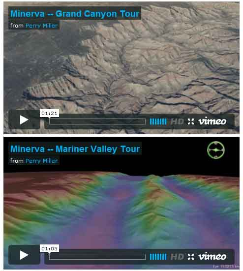 3D Fly Over with Minerva