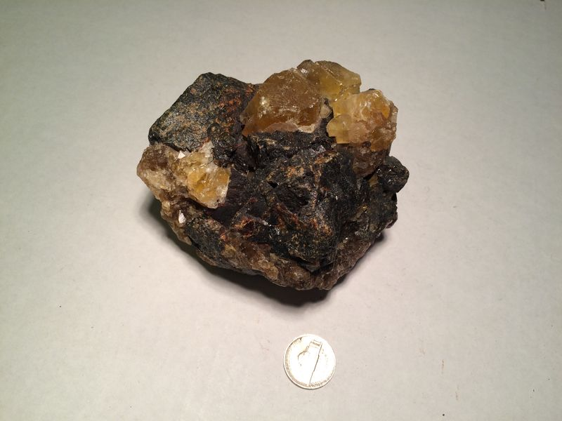 Calcite and Sphalerite Specimen for the Auction at the 2016 ESCONI Gem, Mineral, and Fossil Show