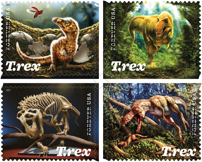 USPS: T-rex Postage Stamps Coming Soon To A Post Office Near You!