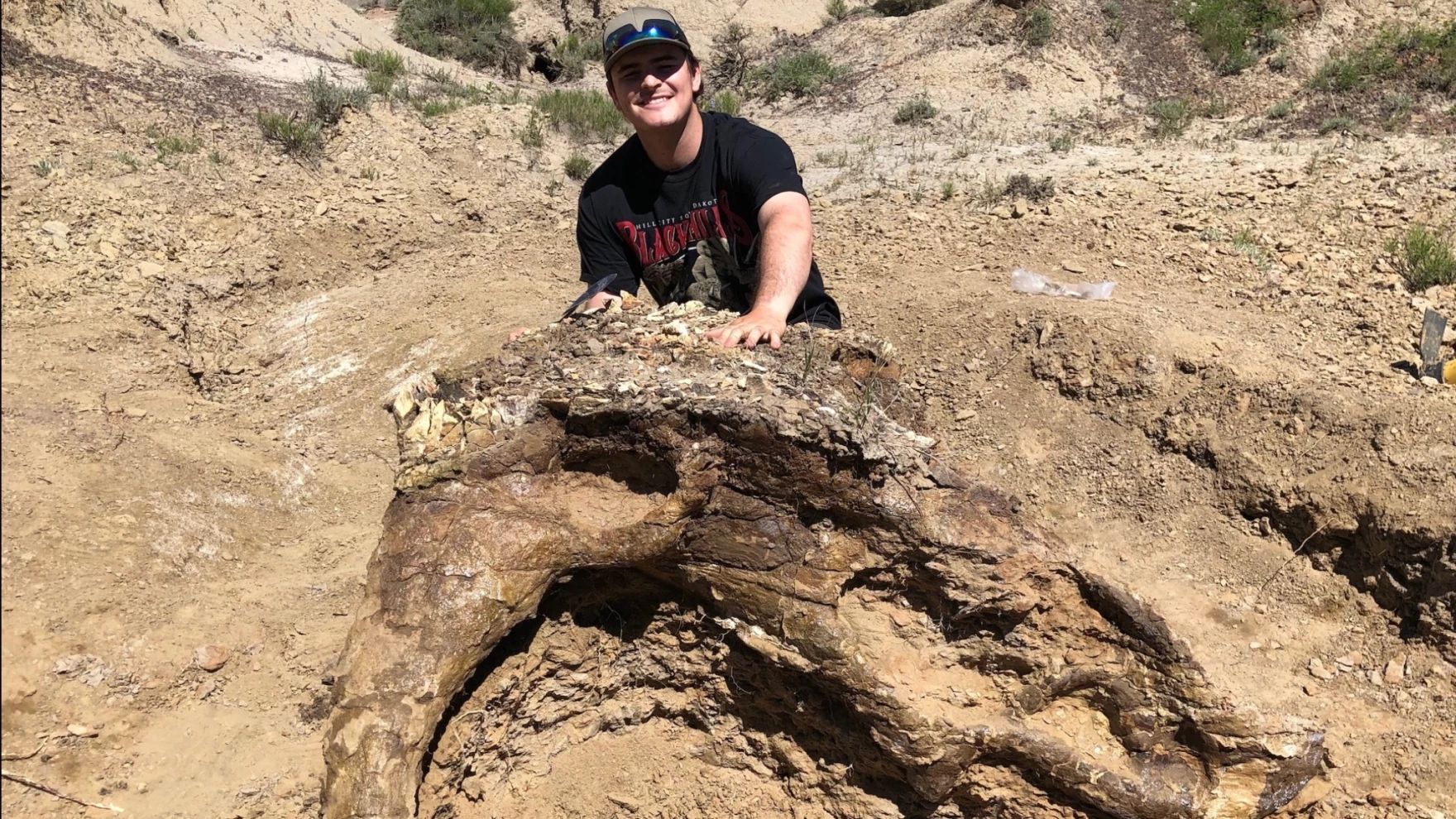 NPR: College Student Discovers 65-Million-Year-Old Triceratops Skull