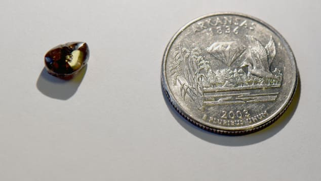 CNN: A vacationing teacher finds a 2.12-carat diamond at an Arkansas state park