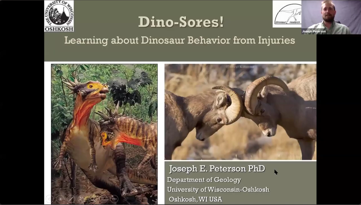 Video: ESCONI General Meeting, June 2020 – “Dino-Sores: Injury and Behavior in Cretaceous Dinosaurs”