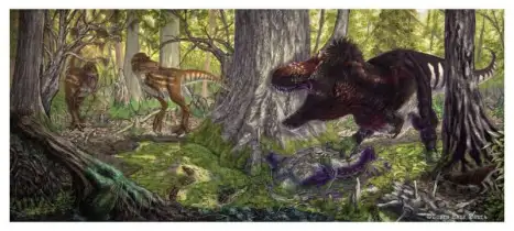 Phys.org: When tyrannosaurs dominated, medium-sized predators disappeared