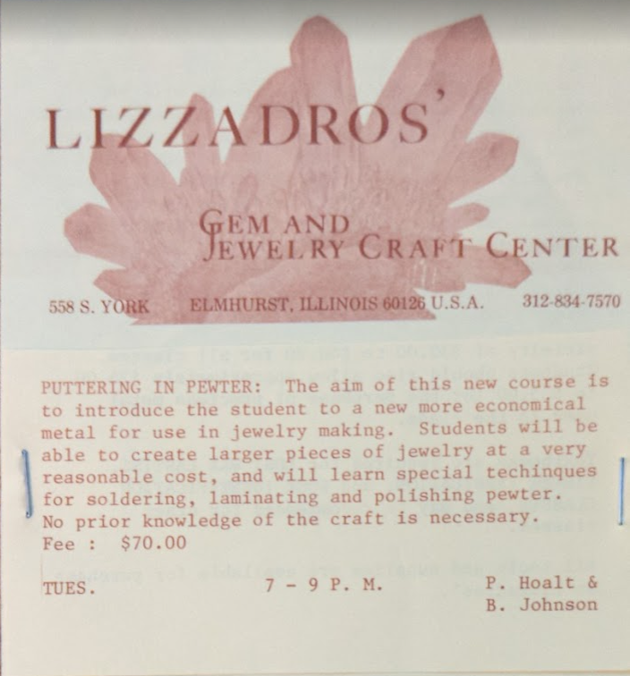 Throwback Thursday #129: Puttering in Pewter