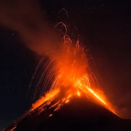 Dino death due to volcano-asteroid double whammy