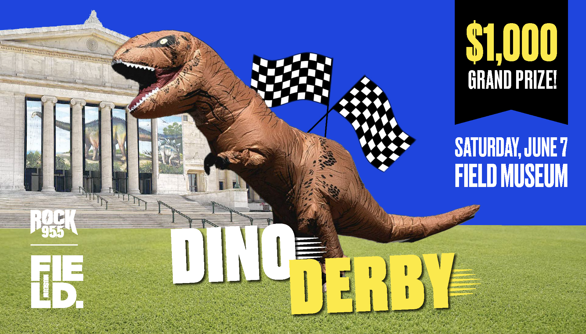 Dinopalooza Dino Derby at the Field Museum on June 7th, 2025