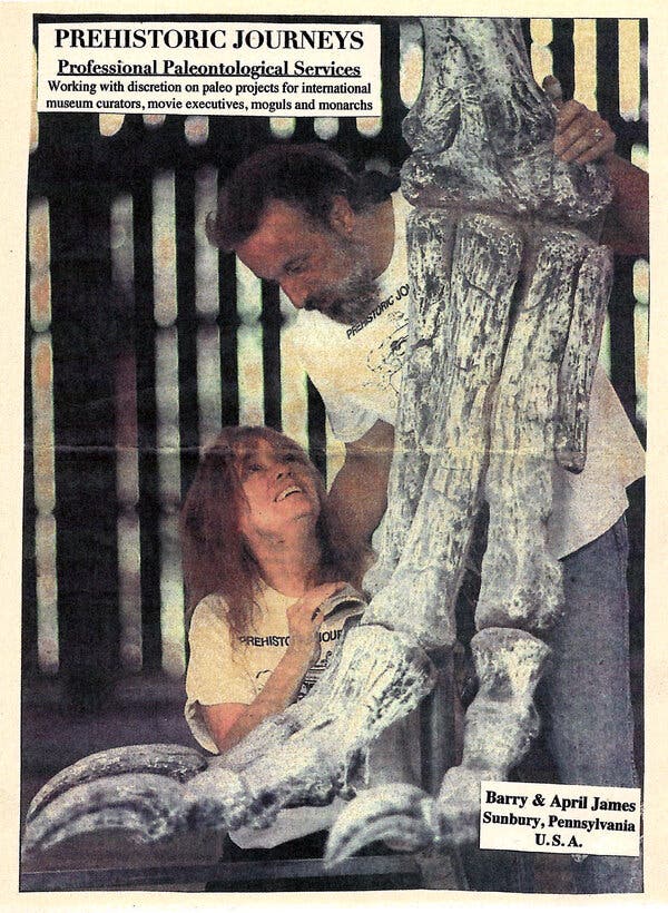 Their Last Love Token: A Dinosaur Rebuilt From Its Excavated Bones